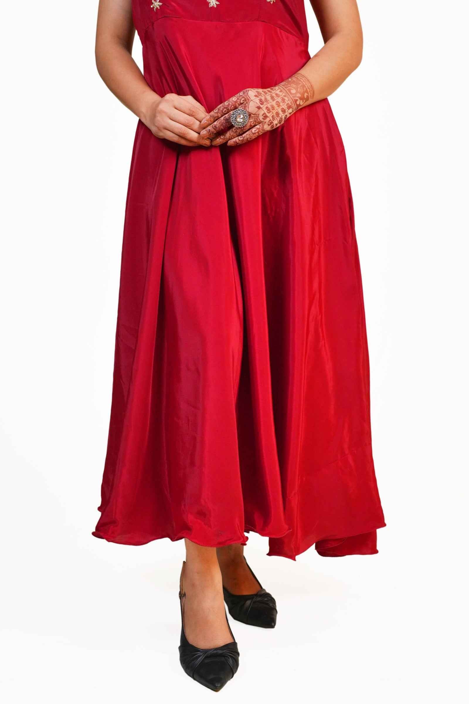 Sundari- Zardozi Embellished Anarkali Dress