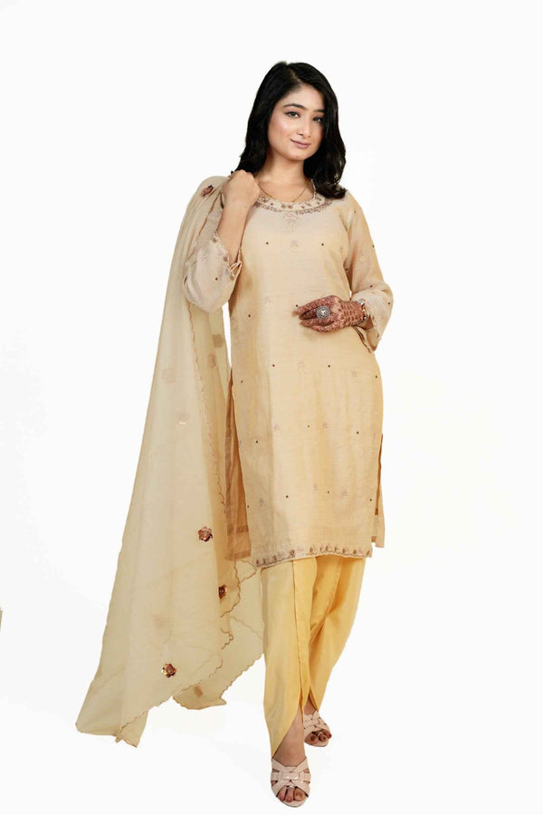 Neelaya Grace – Hand-Embroidered Blue Maxi Dress